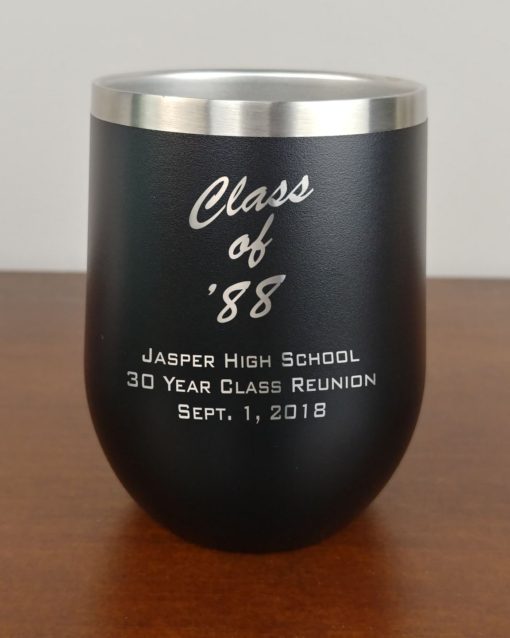 Stemless Wine Tumbler - Black